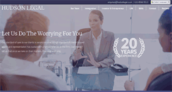 Desktop Screenshot of hudsonlegal.co.uk